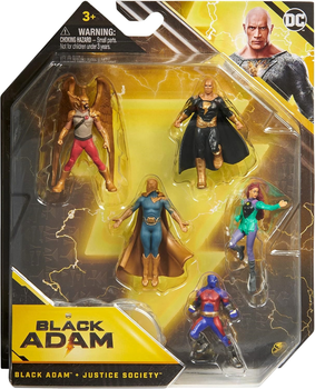 Набір фігурок Spin DC Comics Abbi Black Adam Justice Society 5 шт (0778988344064)