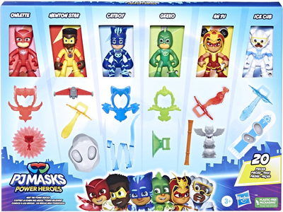 Набір фігурок Hasbro PJ Masks Power Heroes 6 шт (5010994196981)