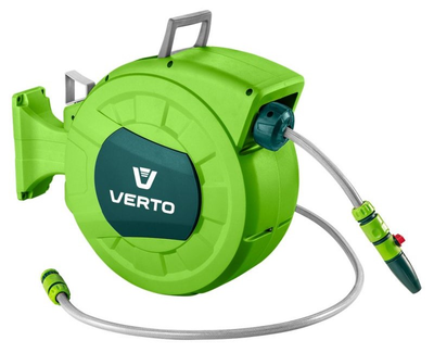 Шланг Verto з автоматичним втягувачем 1/2" 20м + 2м (5902062507945)