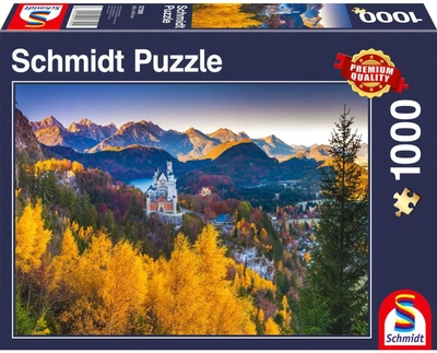 Пазл Schmidt Spiele Autumnal Neuschwanstein 69.3 x 49.3 см 1000 деталей (4001504573904)