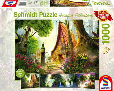 Puzzle Schmidt Spiele Georgia Fellenberg House in the Clearing 69.3 x 49.3 cm 1000 elementów (4001504599096)
