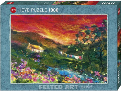 Puzzle Heye Felted Art Washing Line 70 x 50 cm 1000 elementow (4001689299163)