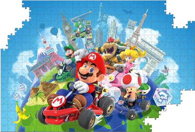 Пазл Winning Moves Mario Kart Around The World 50 x 34 см 500 деталей (5036905048347)