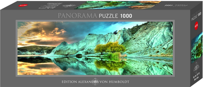 Puzzle Heye Alexander von Humboldt Panorama Blue Lake 94.5 x 32.6 cm 1000 elementów (4001689297152)