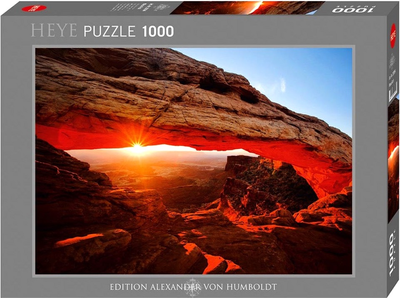 Puzzle Heye Alexander von Humboldt Arco Di Mesa 70 x 50 cm 1000 elementów (4001689295943)