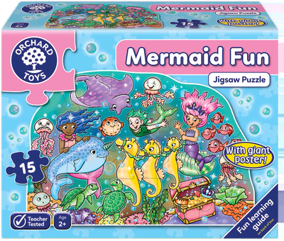 Puzzle Orchard Toys Mermaid Fun Jigsaw 30 kh 23 sm 15 elementów (8054144612942)