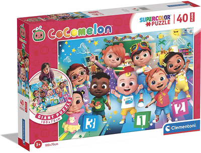 Пазл Clementoni Cocomelon Giant Floor Puzzle 100 х 70 см 40 елементів (8005125254699)