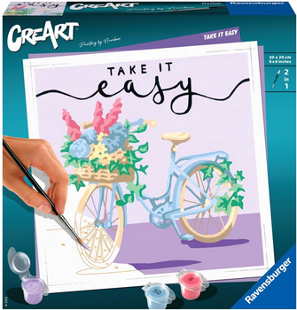 Картина за номерами Ravensburger CreArt Take It Easy 20 x 20 см (4005556200993)