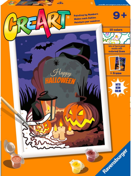 Картина за номерами Ravensburger CreArt Halloween Mood 18 x 24 см (4005556237135)