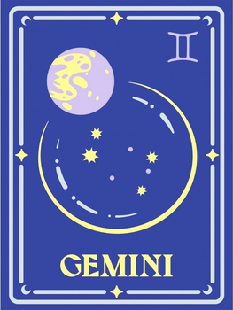 Malowanie po numerach Ravensburger CreArt Zodiac Sign Gemini 18 x 24 cm (4005556237425)