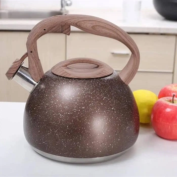 Чайник со свистком Empire EM-7701 3 л коричневый