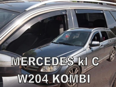Дефлекторы окон (ветровики) HEKO для Mercedes C-class W-204 2007+ 4D вставные 4 шт Combi