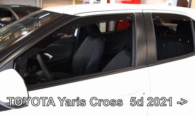 Дефлекторы окон (ветровики) HEKO для Toyota Yaris CROSS 2021+ 5D вставные 4 шт