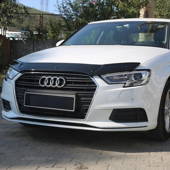 Дефлектор капота (мухобойка) для Audi A3 2013-2017