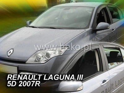 Дефлекторы окон (ветровики) HEKO для Renault Laguna III 5D 2007+ (+OT)
