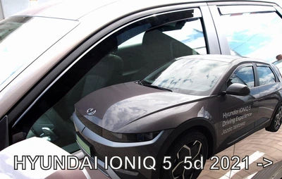 Дефлектори вікон (вітровики) HEKO для HYUNDAI IONIQ 5 2021+ 5d (+OT)
