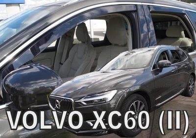 Дефлекторы окон (ветровики) HEKO для Volvo XC60 2017+ 5D II вставные 4 шт