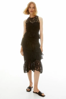 Топ H&M 271200521_black 40 Черный