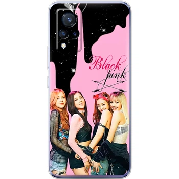 Силиконовый чехол BoxFace Vivo V21 Blackpink Star (43146-up2577)