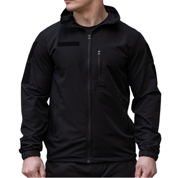 Куртка-ветровка тактична Double weave Falcon колір чорний, 48