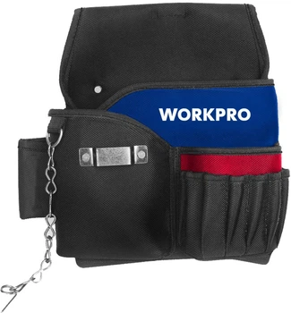 Сумка поясная для инструмента Workpro PRO 290x270 мм 600D полиэстер (WP281015)
