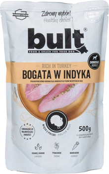 Karma mokra dla psów Bult Saszetka bogata w indyka 10x500 g (5903802476033)