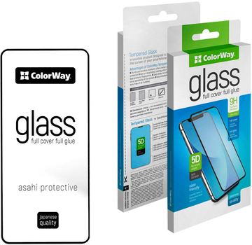 Захисне скло ColorWay 9H FC Glue для Samsung Galaxy S23 FE Black (CW-GSFGSG711-BK)