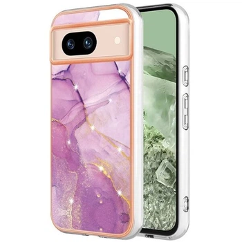 Захисний чохол Deexe Marble Style для Google Pixel 8A - Light Purple