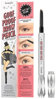 Олівець для брів Benefit Goof Proof Brow Pencil Deep Brown 0.34 г (602004071279)