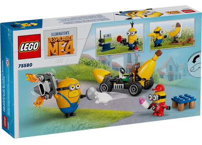 Конструктор LEGO Despicable Me Міньйони та бананова вантажівка 136 деталей (75580)