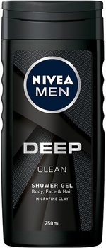 Набір для чоловіків Nivea Men Football Box Гель для душу 250 мл + Вода після гоління 100 мл + Крем для тіла, обличчя та рук 75 мл + Кульковий антиперспірант 50 мл (9005800362786)