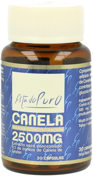 Дієтична добавка Tongil Estado Puro Canela 2500 мг 30 капсул (8436005300302)