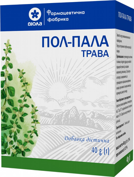 Упаковка фіточаю Віола Пол-пала трава 40 г x 2 шт (4820085408197)