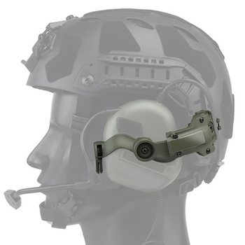 Адаптер для наушников Helmet Rail Adapter Olive
