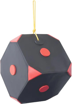 Мишень для стрельбы Yate Cube Polimix 4. 30x30x30 см. 40 lbs Black / Red (9370009)