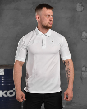 Тактическая футболка polo white S