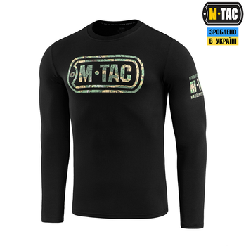 Футболка M-Tac Logo довгий рукав Black L