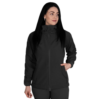 Жіноча куртка Stalker SoftShell Чорна (7442), M