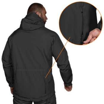 Куртка Stalker SoftShell Чорна (7226), XXXL