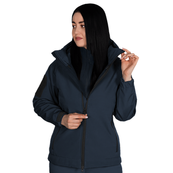 Жіноча куртка Stalker SoftShell Темно-синя (7443), L