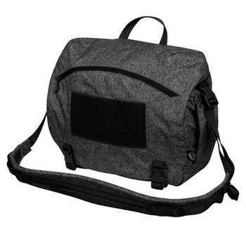 Чорна сумка urban large helikon-tex courier bag