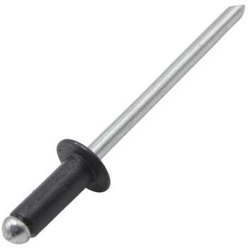 Заклепка с плоской головкой DIN7337 4х8 Al/St RAL7024 3,0-5 К Steelfix 100 шт (119165)