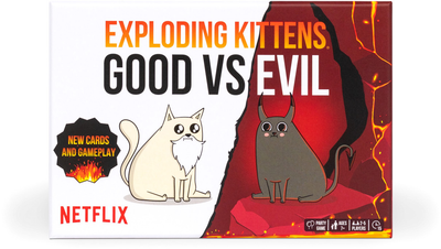 Gra planszowa Asmodee Exploding Kittens Good Vs. Evil (0810083044682)
