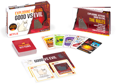 Gra planszowa Asmodee Exploding Kittens Good Vs. Evil (0810083044682)