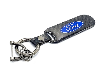 Брелок для ключей Carbon с карабином FORD