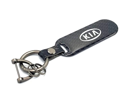 Брелок для ключей Carbon с карабином KIA