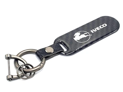Брелок для ключей Carbon с карабином IVECO