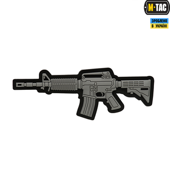 Нашивка M-Tac M4A1 3D PVC Grey