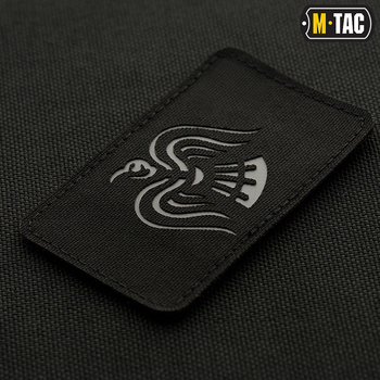 Нашивка M-Tac Прапор Ворона Laser Cut Black/Grey