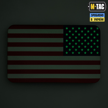 Нашивка M-Tac прапор США реверс (80х50 мм) Full Color/GID